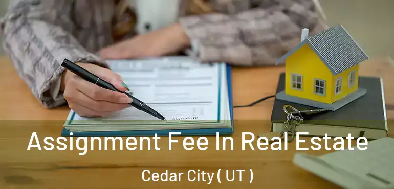  Assignment Fee In Real Estate Cedar City ( UT )