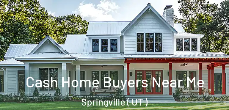  Cash Home Buyers Near Me Springville ( UT )