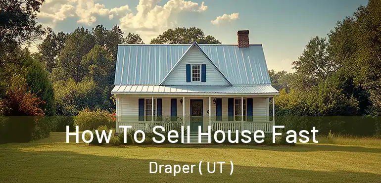  How To Sell House Fast Draper ( UT )