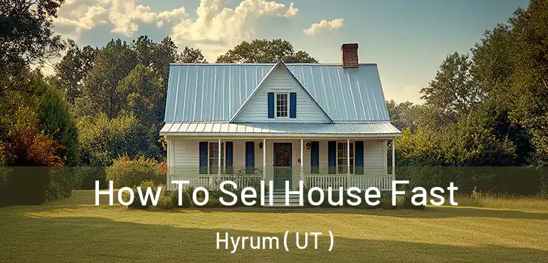  How To Sell House Fast Hyrum ( UT )