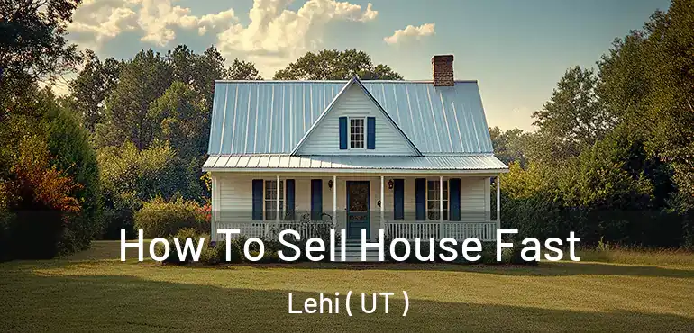  How To Sell House Fast Lehi ( UT )