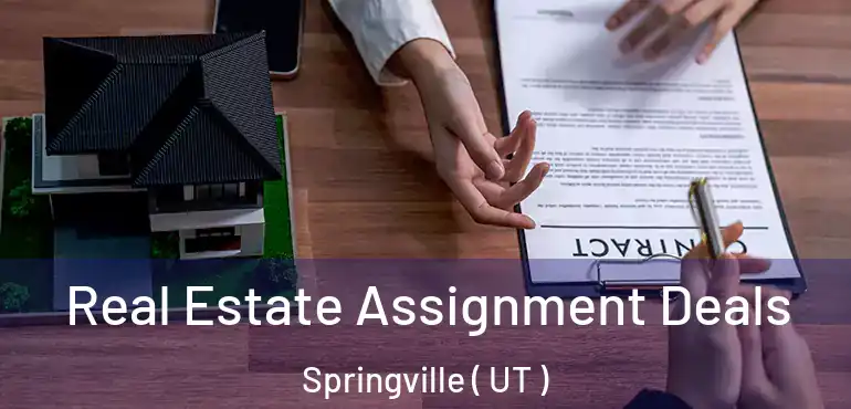  Real Estate Assignment Deals Springville ( UT )
