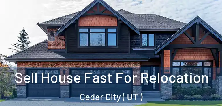  Sell House Fast For Relocation Cedar City ( UT )