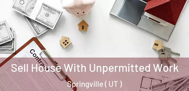  Sell House With Unpermitted Work Springville ( UT )