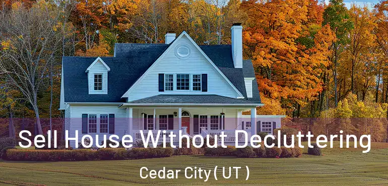 Sell House Without Decluttering Cedar City ( UT )