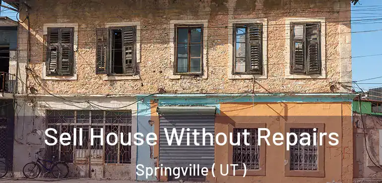 Sell House Without Repairs Springville ( UT )