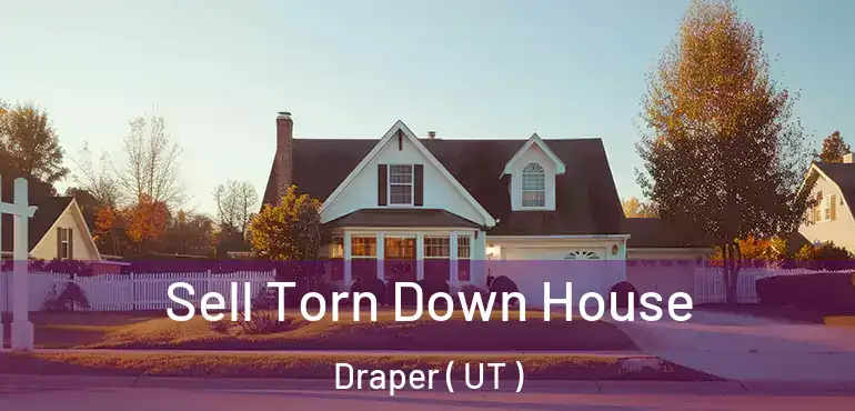  Sell Torn Down House Draper ( UT )