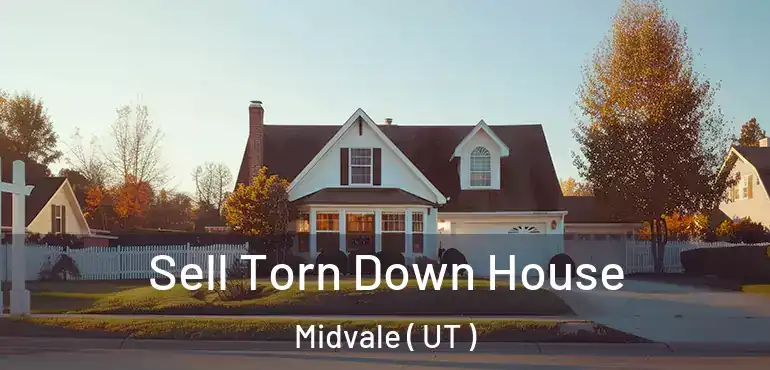 Sell Torn Down House Midvale ( UT )