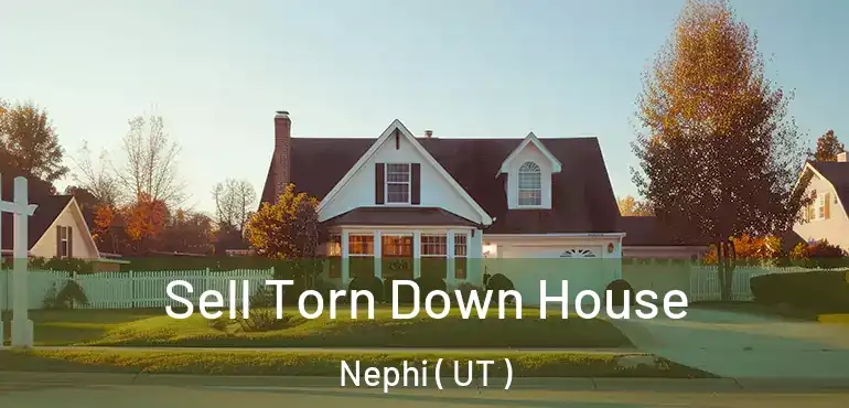  Sell Torn Down House Nephi ( UT )