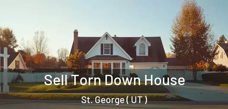  Sell Torn Down House St. George ( UT )