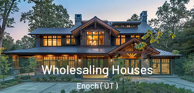 Wholesaling Houses Enoch ( UT )