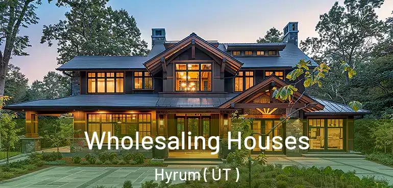  Wholesaling Houses Hyrum ( UT )