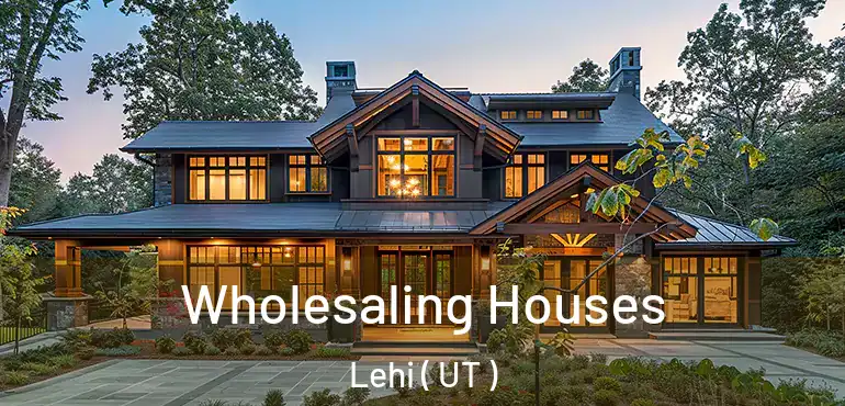  Wholesaling Houses Lehi ( UT )