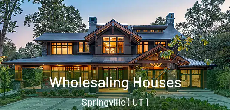  Wholesaling Houses Springville ( UT )