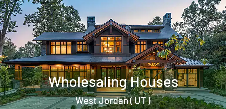  Wholesaling Houses West Jordan ( UT )